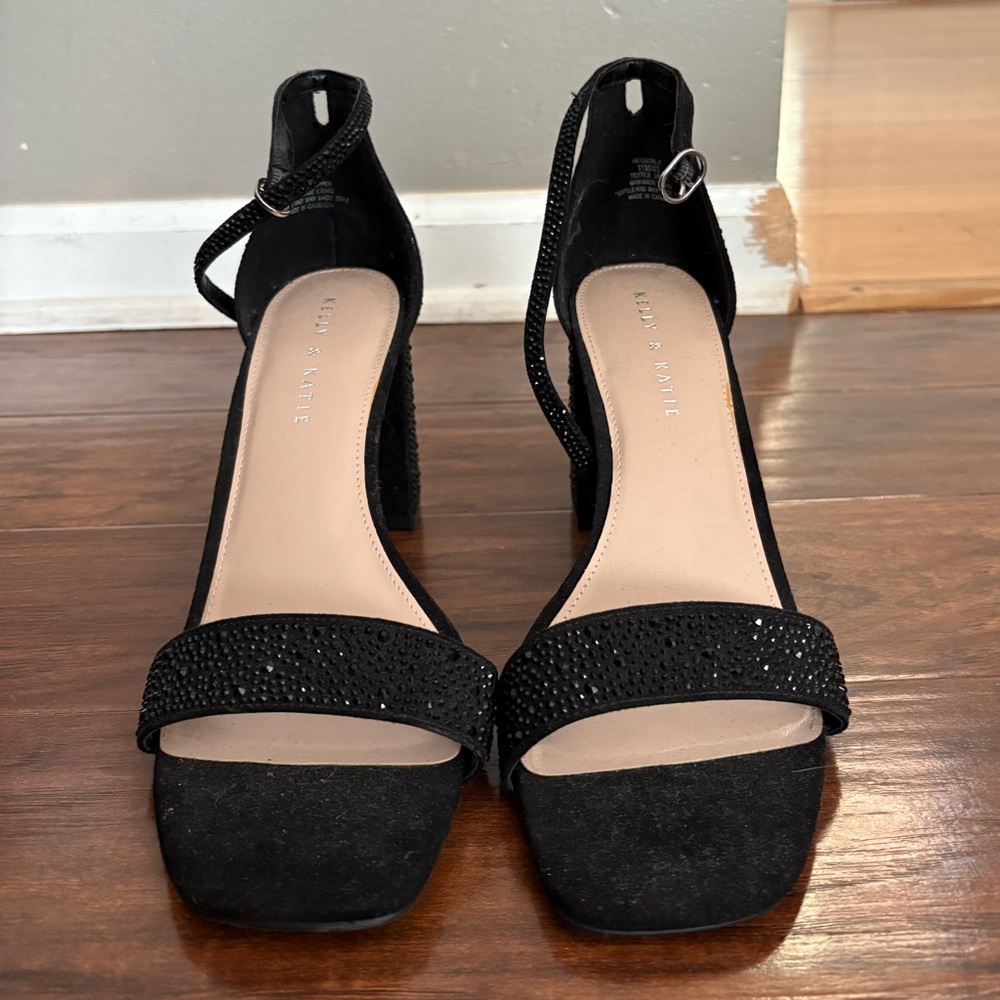 Kelly & Katie Elegant Black Women's Heels